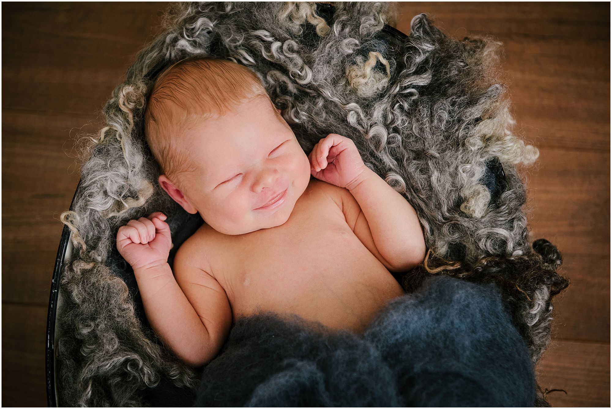 bridgend newborn photographer with baby Elis