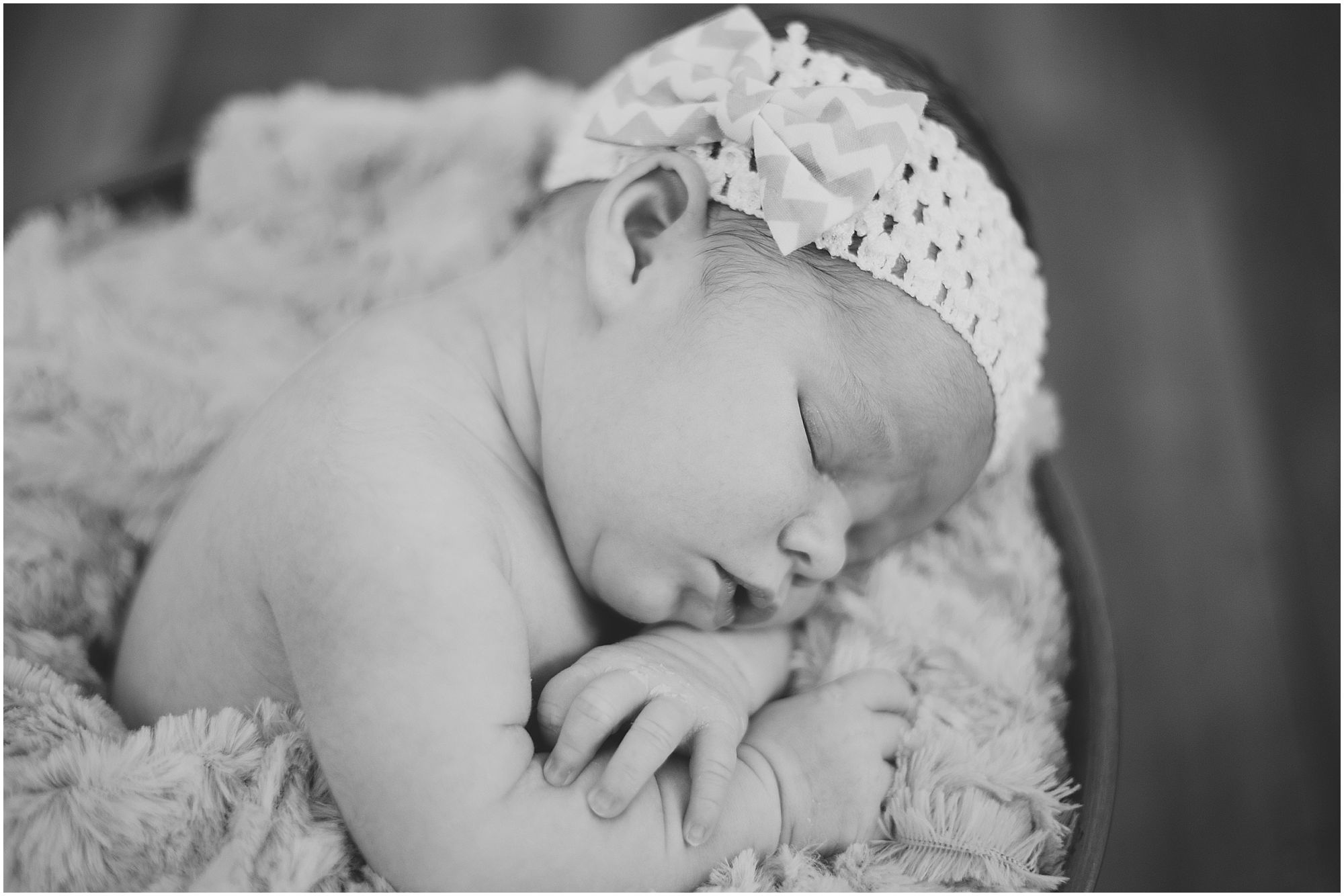 Newborn baby lola photographed at home in swansea