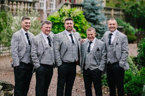 Wedding photographer Swansea - groomsmen formals