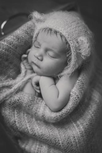 black and white newborn photography swansea